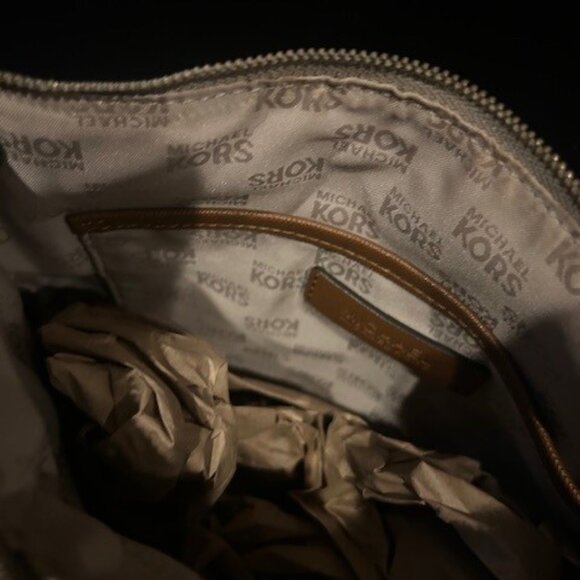 Michael Kors Small Tan Kempton Crossbody Bag Nylon - Picture 6 of 7